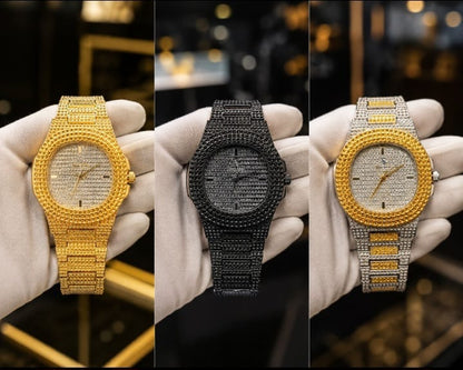 Iced mens watch